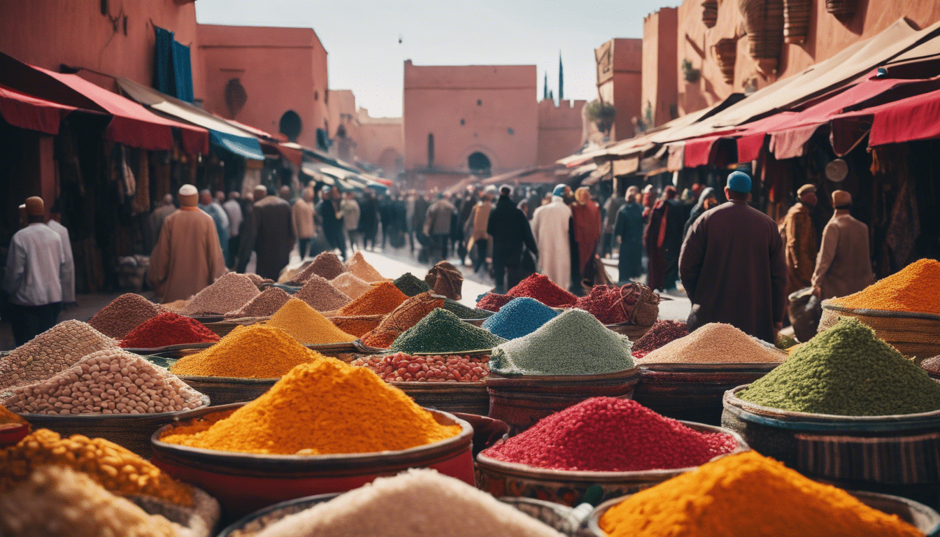 scopri la vibrante città di Marrakech con i suoi vivaci souk e i vivaci mercati. esplora il ricco patrimonio culturale e immergiti nell'atmosfera unica di questa città storica.