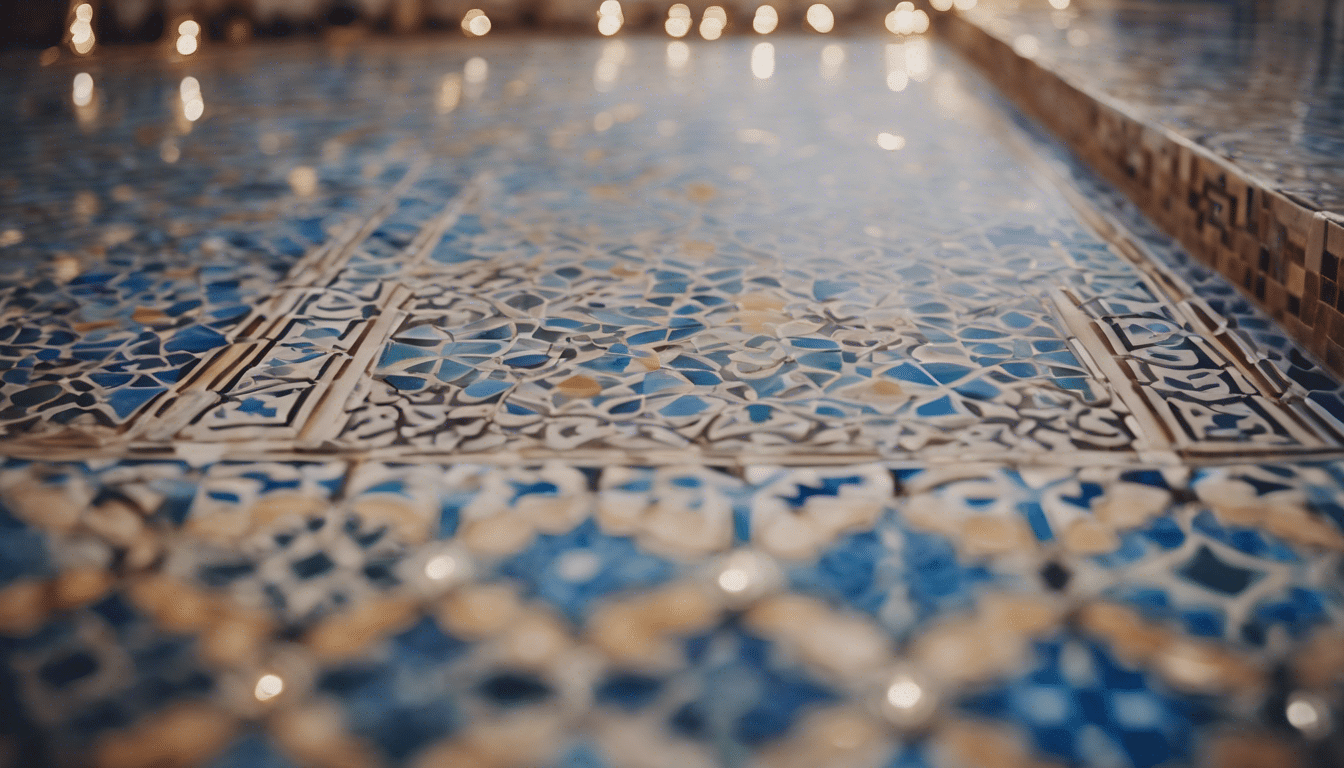 explore the intricate and captivating art of moroccan zellige tiles, known for their vibrant colors and mesmerizing geometric patterns.