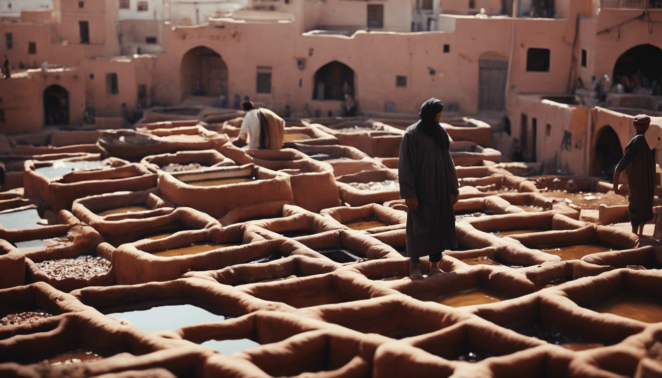 explore the fascination and allure of moroccan tanneries, and delve into the debate whether tanning is a craft or an art form.