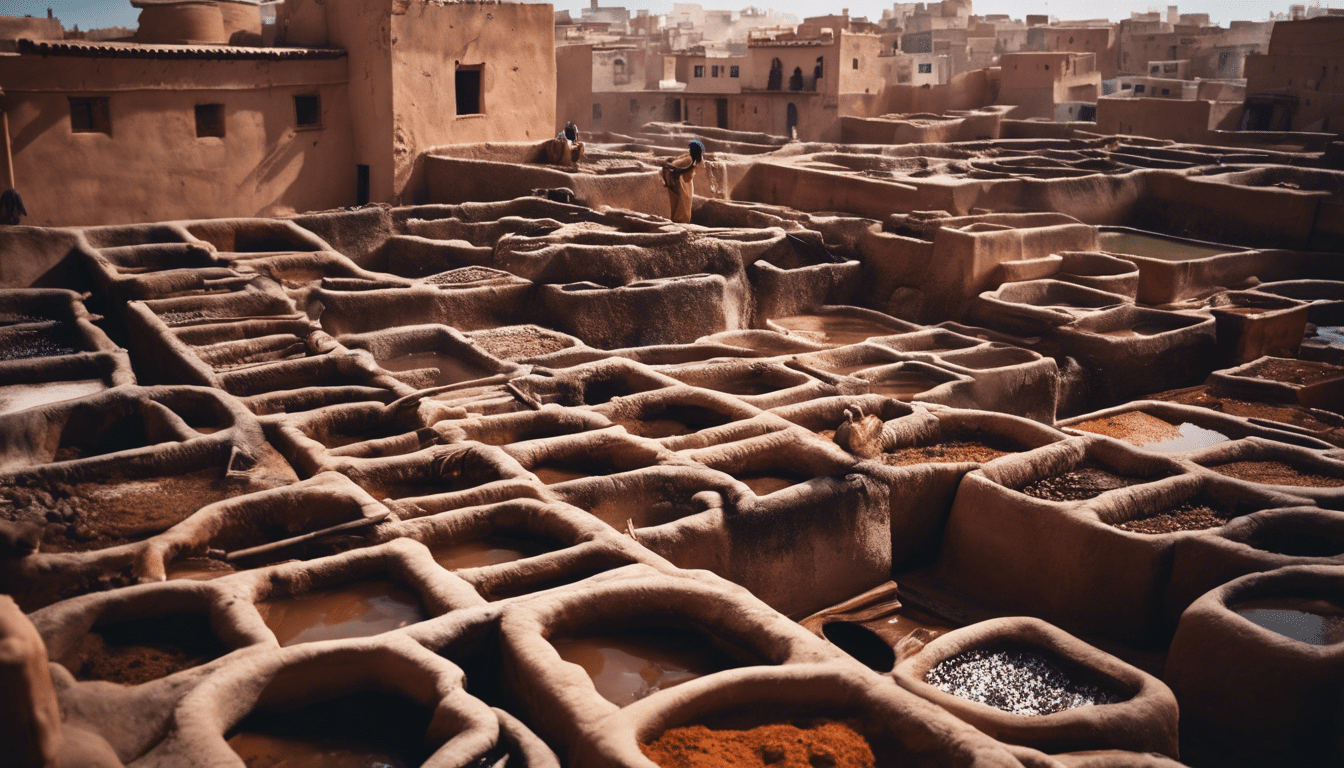 explore the enigmatic world of moroccan tanneries and ponder over the age-old question: is it a craft or an art?