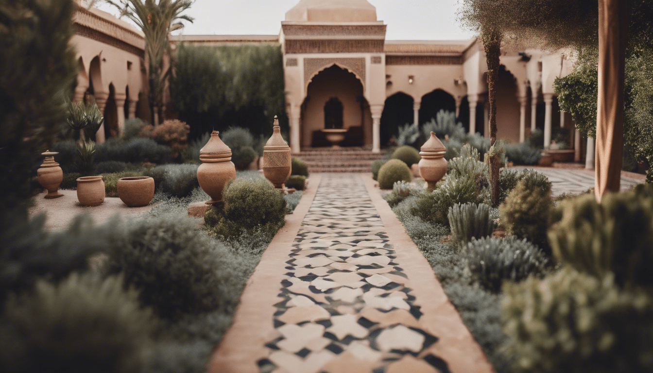 scopri come i giardini marocchini catturano bellezza e serenità con una miscela di flora vibrante, giochi d'acqua rilassanti e intricati disegni geometrici che riflettono il ricco patrimonio culturale del paese.