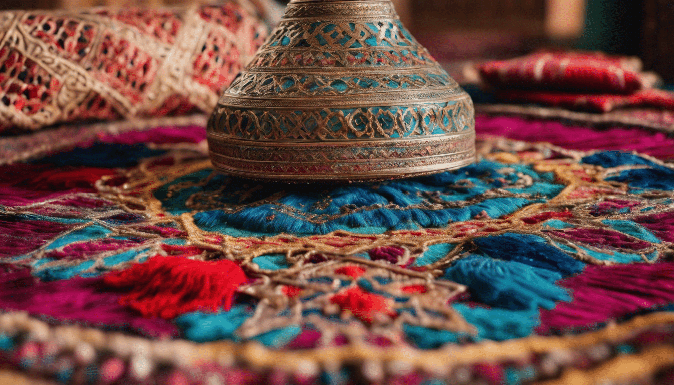scopri come il ricamo marocchino riflette l'intricato e vibrante patrimonio artistico del Marocco, mettendo in mostra secoli di tradizione, cultura e artigianato.
