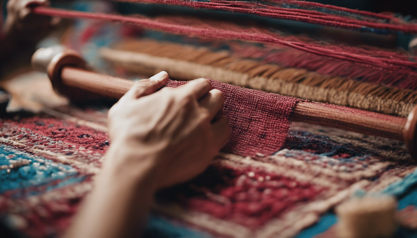 discover the intricate art of moroccan rug weaving and learn how these beautiful rugs are meticulously crafted by skilled artisans.