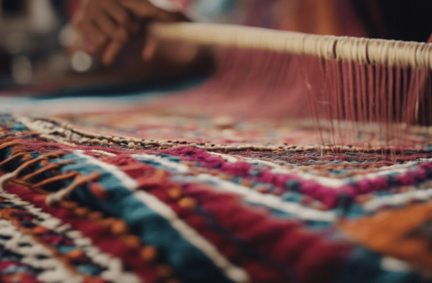 discover the art of crafting moroccan rugs and the traditional weaving techniques used to create these exquisite works of art.