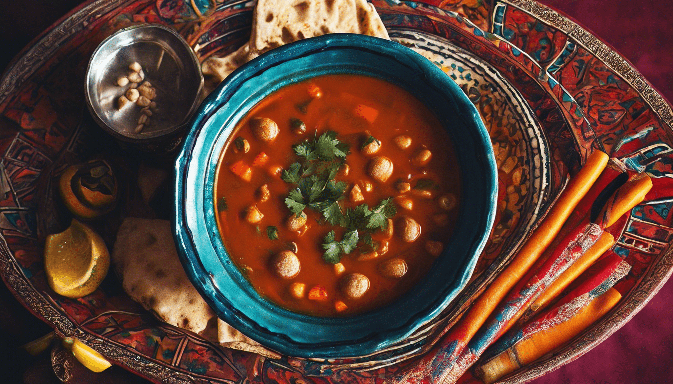 Aprenda cómo mejorar creativamente la tradicional sopa marroquí harira con un toque único en esta sencilla guía paso a paso.