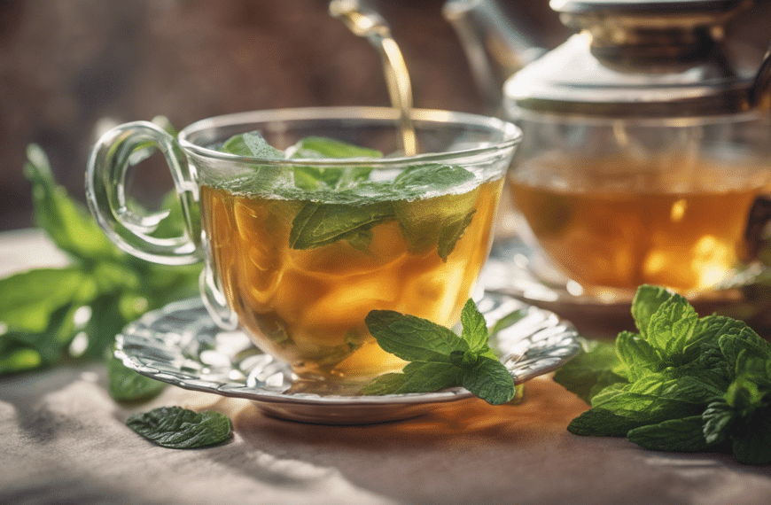 learn how to make refreshing and aromatic moroccan mint tea twists with this easy recipe. perfect for a unique twist on traditional tea.