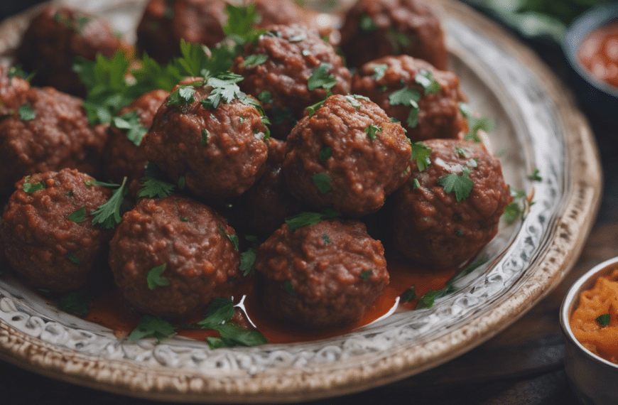 discover the tantalizing flavors and exotic spices that make moroccan kefta meatball dishes irresistibly delicious. from the aromatic blend of herbs to the hearty, savory taste, each bite is a journey to the bustling spice markets of morocco.