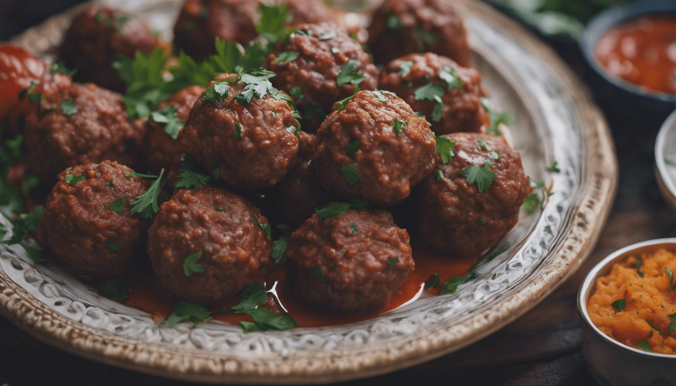 discover the tantalizing flavors and exotic spices that make moroccan kefta meatball dishes irresistibly delicious. from the aromatic blend of herbs to the hearty, savory taste, each bite is a journey to the bustling spice markets of morocco.