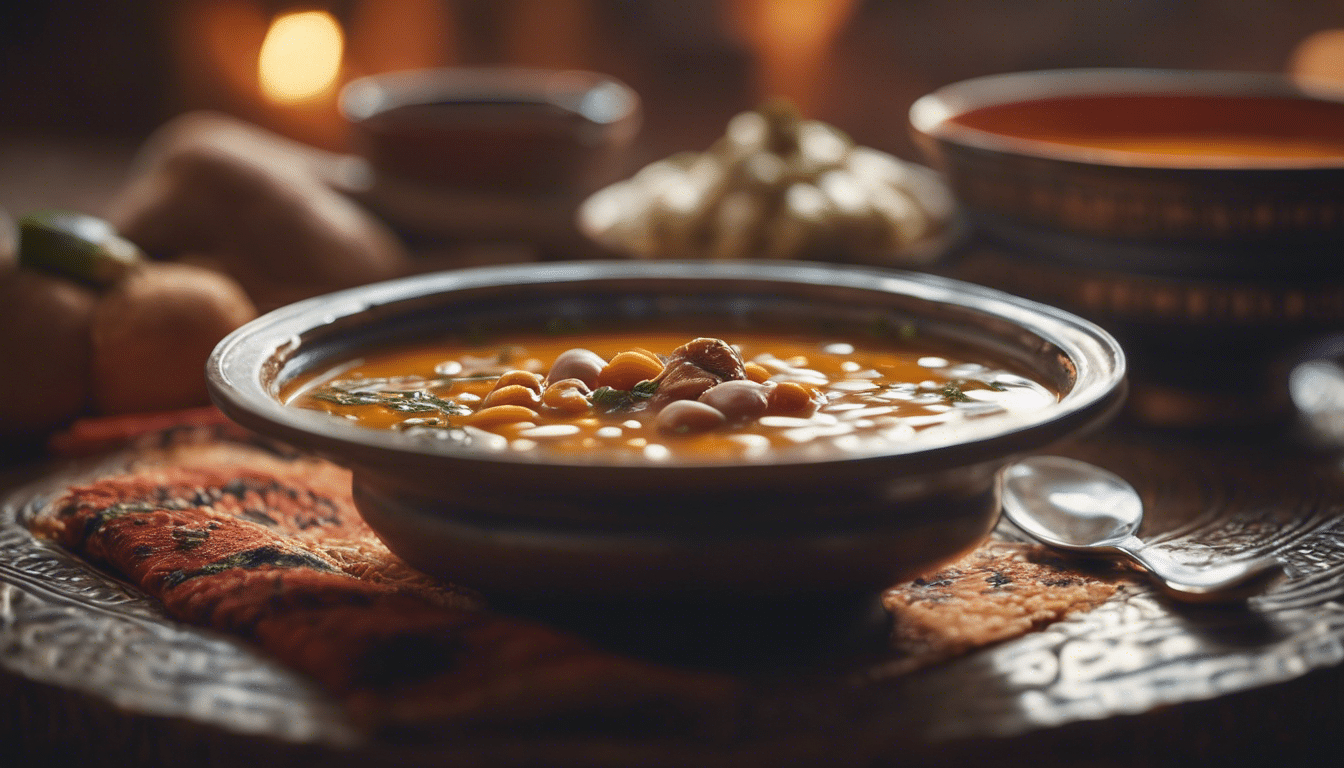 découvrez le mélange parfait de saveurs et d'épices dans la soupe harira marocaine, un choix paradisiaque pour toute cuisine. apprenez à apporter un goût du Maroc dans votre maison avec cette recette traditionnelle et délicieuse.