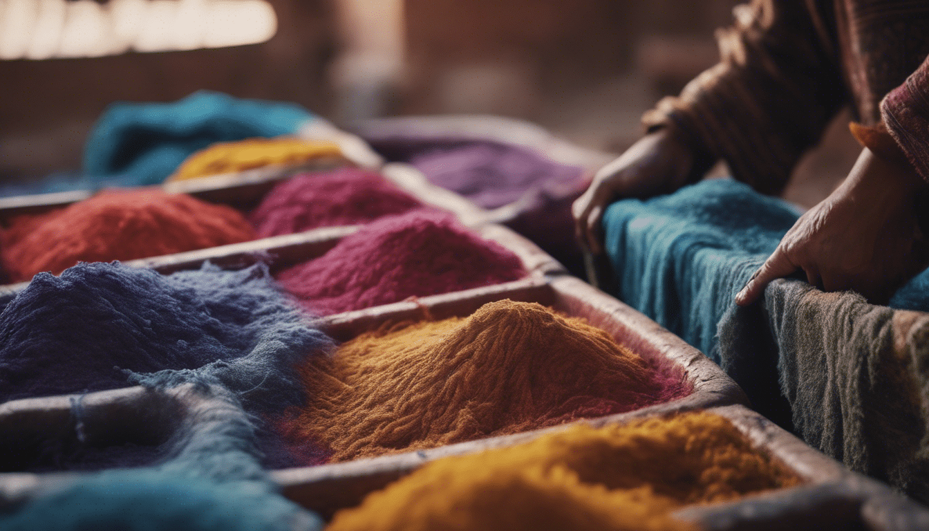 explore the traditional moroccan textile dyeing methods and discover the rich history and vibrant culture behind these age-old practices.