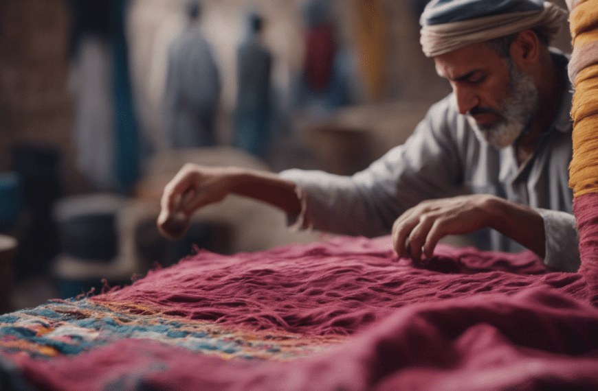 discover the traditional moroccan textile dyeing methods and techniques used in this vibrant and ancient craft. from natural dyes to intricate processes, explore the rich heritage of moroccan textile dyeing.