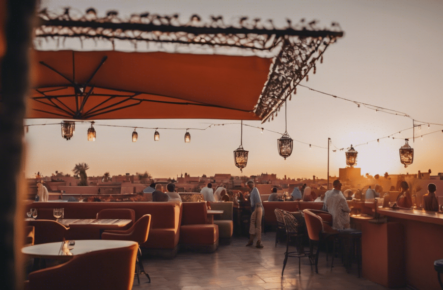 discover the top rooftop bars in marrakech and enjoy breathtaking views of the city while sipping on your favorite drinks. experience the best of marrakech's nightlife at these must-visit rooftop bars.