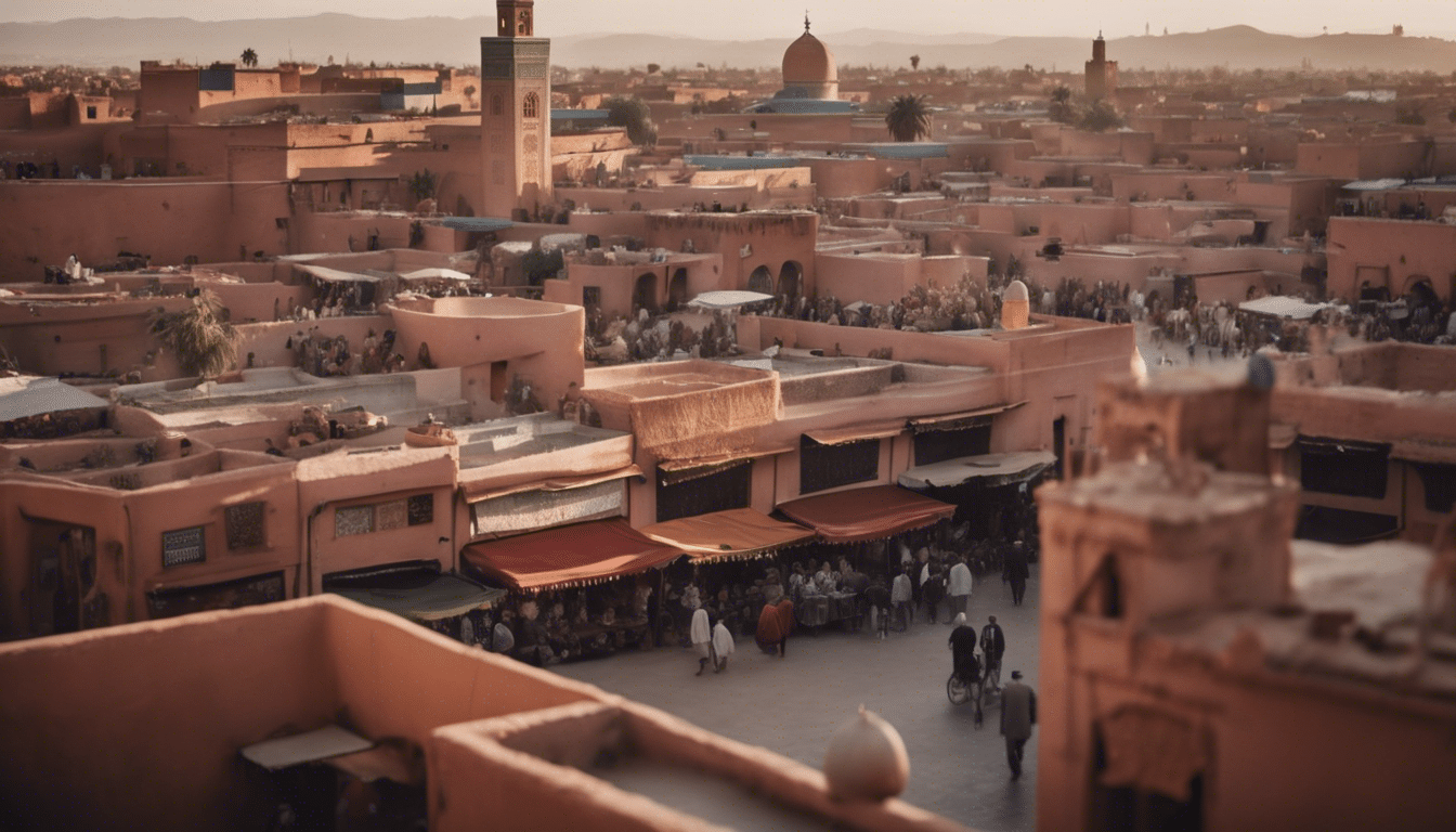 Entdecken Sie die atemberaubendsten Ausblicke auf die Medina von Marrakesch. Finden Sie heraus, wo Sie die spektakulären Ausblicke genießen können, die Sie in Erstaunen versetzen werden.