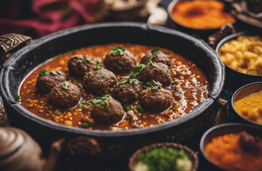 explore the tantalizing variety of spiced moroccan kefta tagine and discover a new way to delight your taste buds.