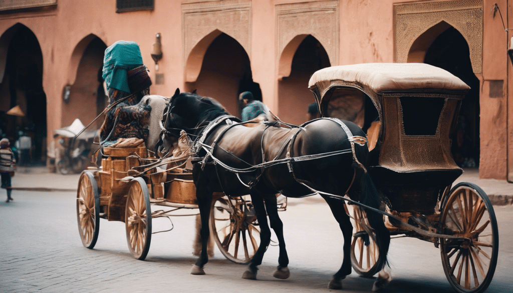 discover the charm of marrakech with horse-drawn carriage rides. explore the city's exotic sights and sounds in an elegant and traditional way. experience the magic of marrakech with a unique and unforgettable carriage ride adventure.
