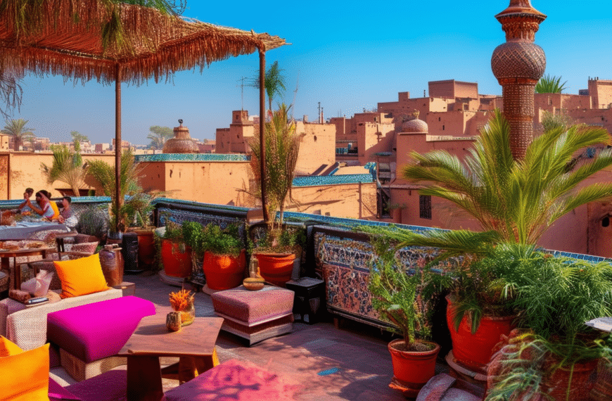 experience the allure of marrakech from new heights with a guide to the city's best rooftop destinations, offering unparalleled views and ambiance.