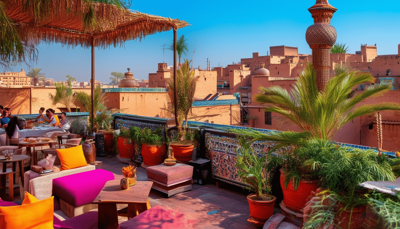 experience the allure of marrakech from new heights with a guide to the city's best rooftop destinations, offering unparalleled views and ambiance.