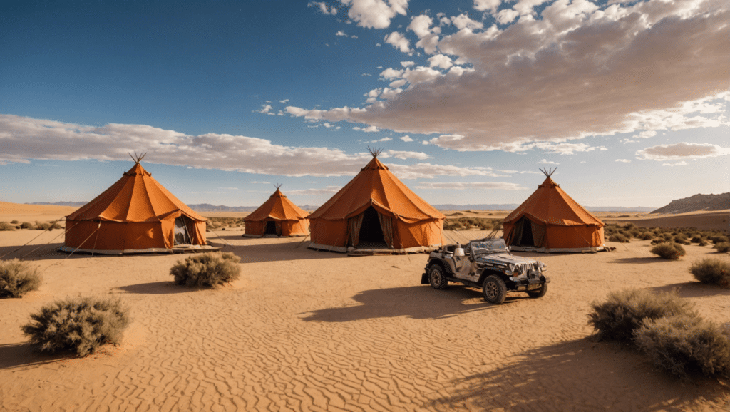 experience the ultimate luxury at agafay desert camps and discover the hottest trend near the red city.