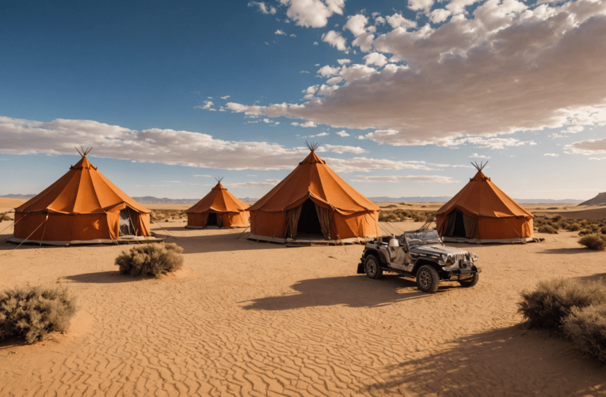 experience the ultimate luxury at agafay desert camps and discover the hottest trend near the red city.