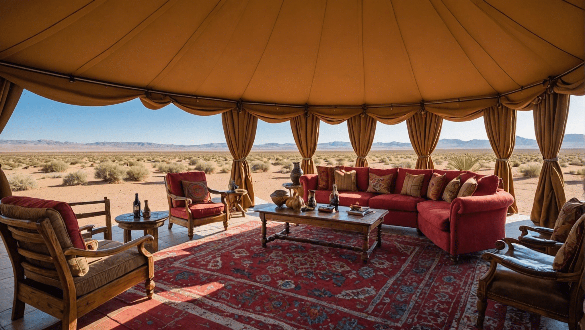 discover the epitome of luxury at agafay desert camps, the hottest trend near the red city. immerse yourself in an unforgettable experience.