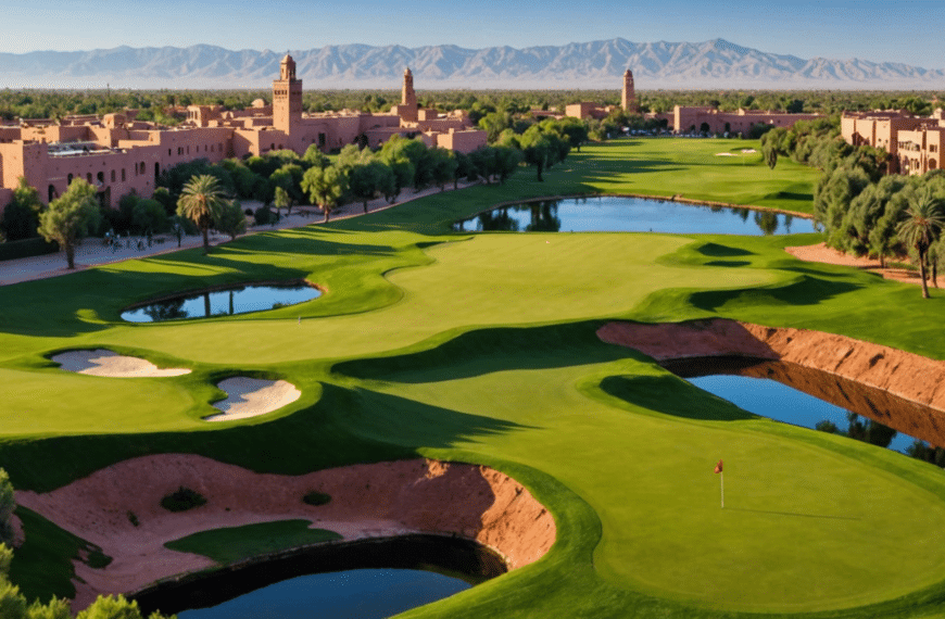 discover the luxurious city of marrakech, a golfer's paradise boasting an unparalleled number of stunning golf courses.