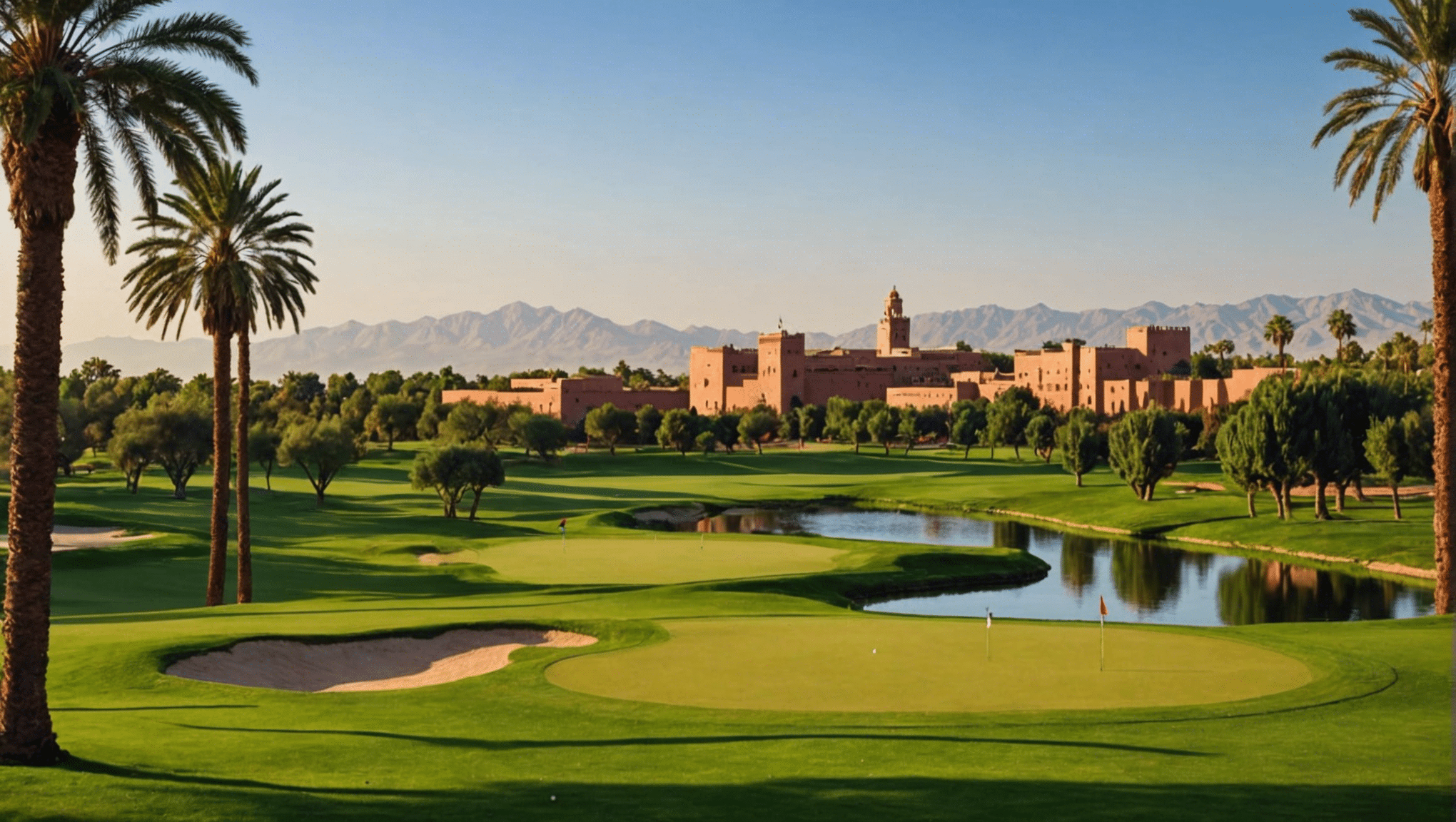 Entdecken Sie die zahlreichen luxuriösen Golfplätze in Marrakesch, einem Paradies für Golfer. Entdecken Sie die atemberaubenden Golfmöglichkeiten in dieser luxuriösen Stadt.