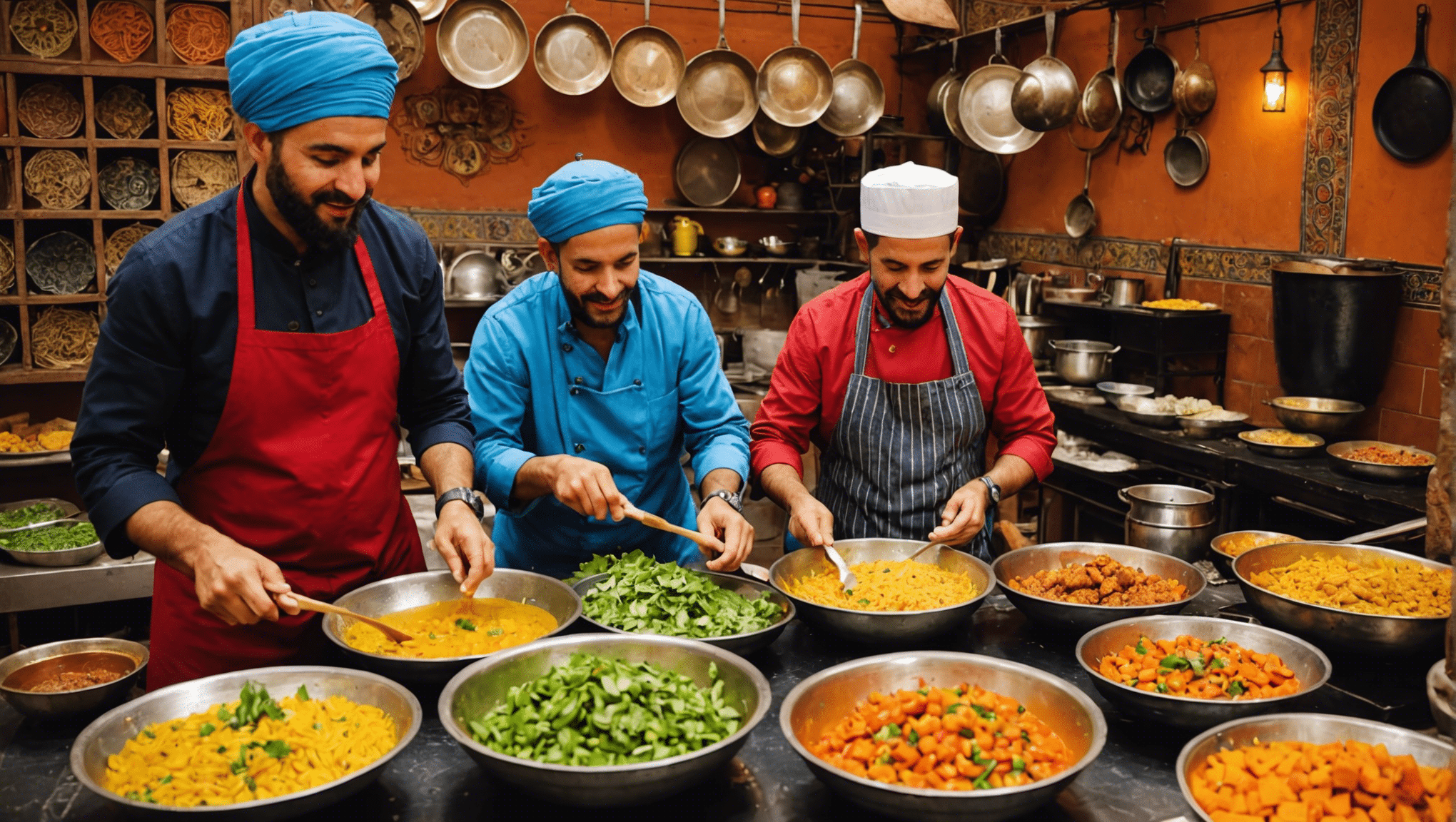 Experimente el sueño del mejor amante de la gastronomía con clases de cocina en Marrakech, donde recetas tradicionales, especias exóticas y mercados vibrantes se unen para ofrecer una aventura culinaria única.