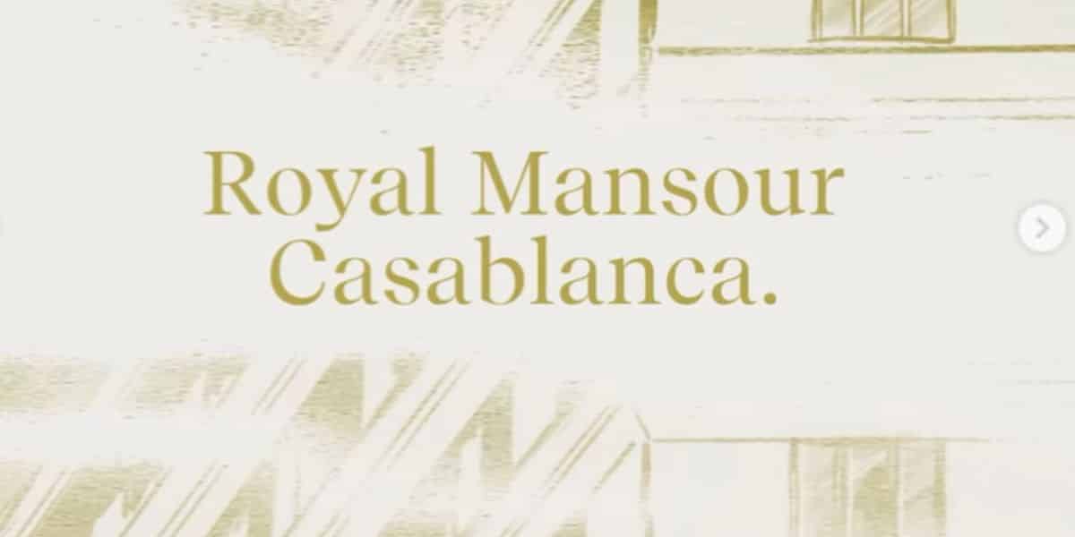 Unveiling opulence: step inside Casablanca's newest jewel, the Royal Mansour